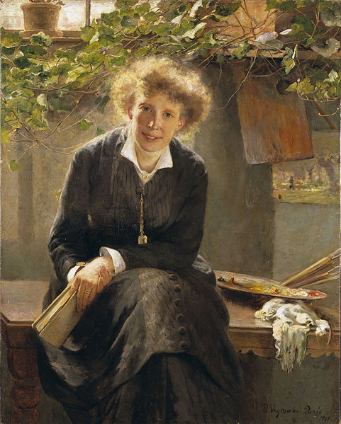 Jeanna Bauck 1881 by Bertha Wegman (1846-1926)  Nationalmuseum Stockholm
